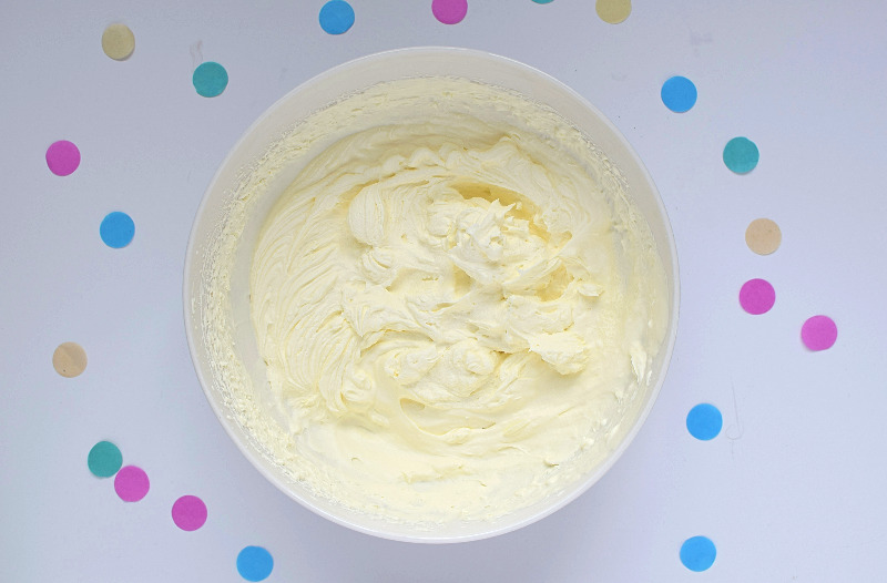 A bowl of whipped cream